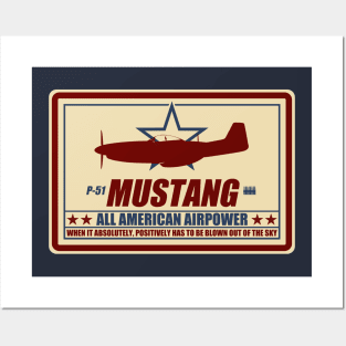 P-51 Mustang Posters and Art